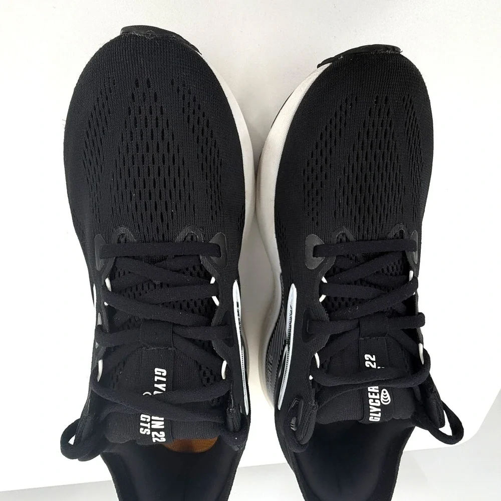 Brooks Glycerin 22 Running Shoes + Currex Insoles Womens 9.5 Black 1204351